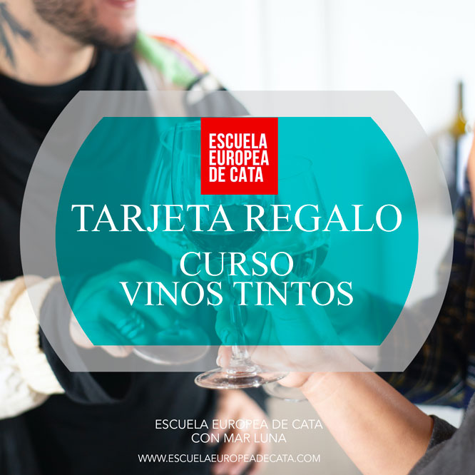 Tarjeta Regalo. Curso Cata Vinos Tintos